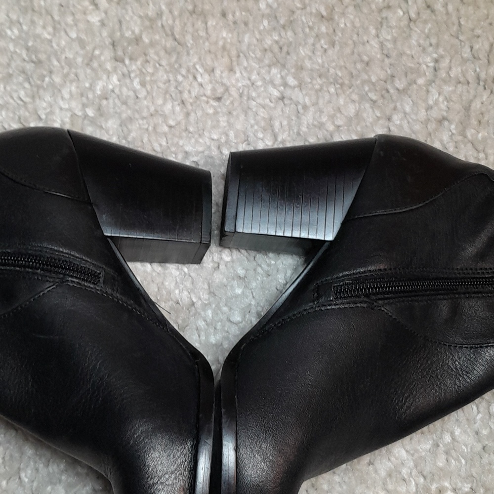 ZARA BLACK ANKLE BOOTS SIZE 8 - Picture 11 of 16